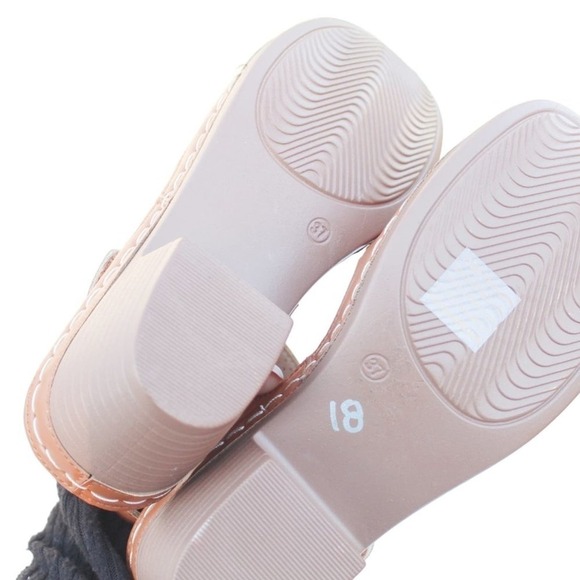 Atalina Brown Cognac Leather Clogs with Strap Women Size 7W NWOT - Picture 5 of 7